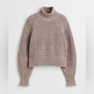 H&M Knitted Jumper Greige